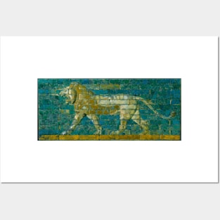 Ancient Babylonian Lion Gate Posters and Art